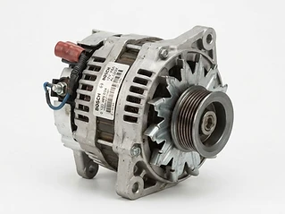 Bosch alternator on warehouse workbench