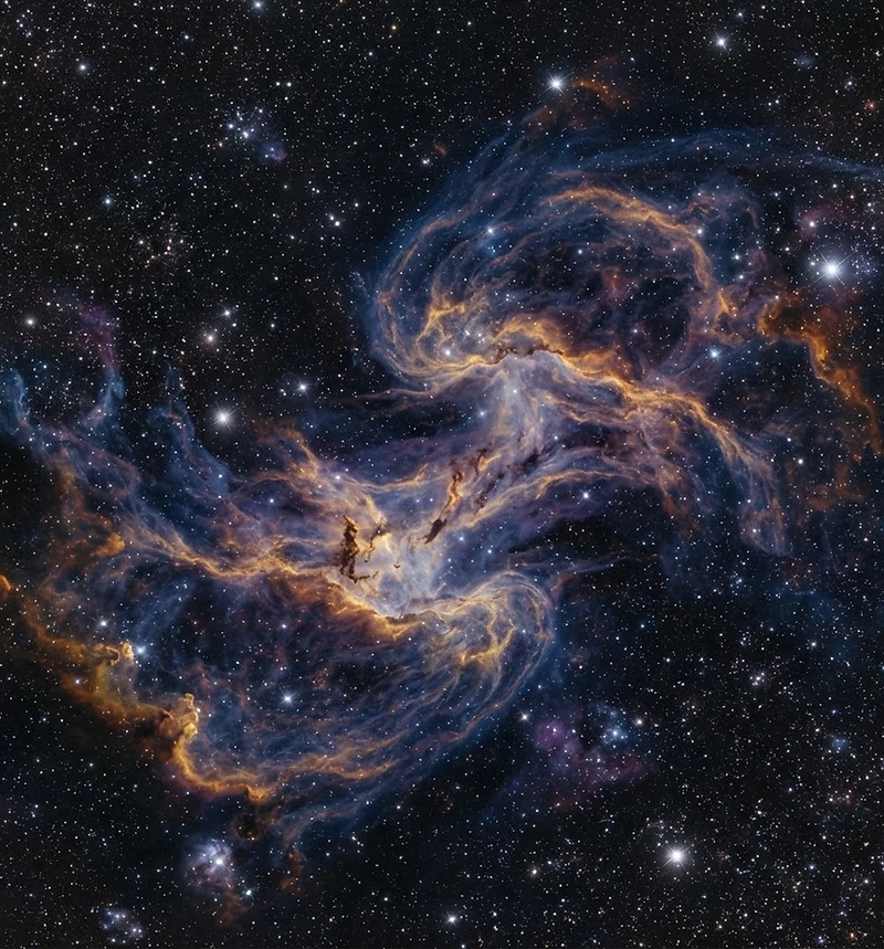 Deep space nebula