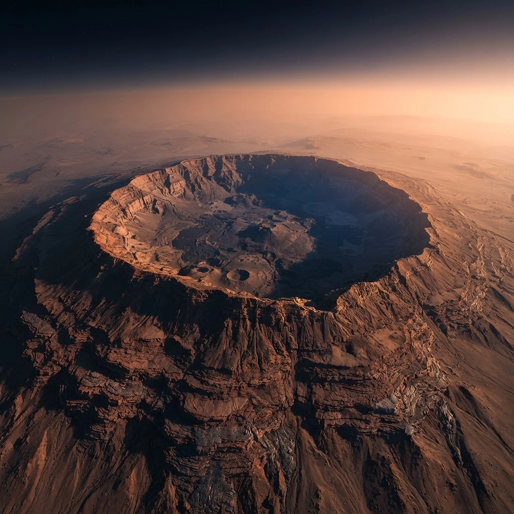 Olympus Mons Ridge