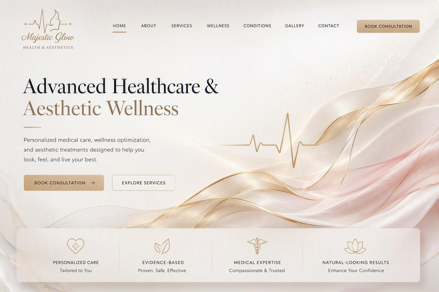 Majestic Glow — Advanced Healthcare & Aesthetic Wellness