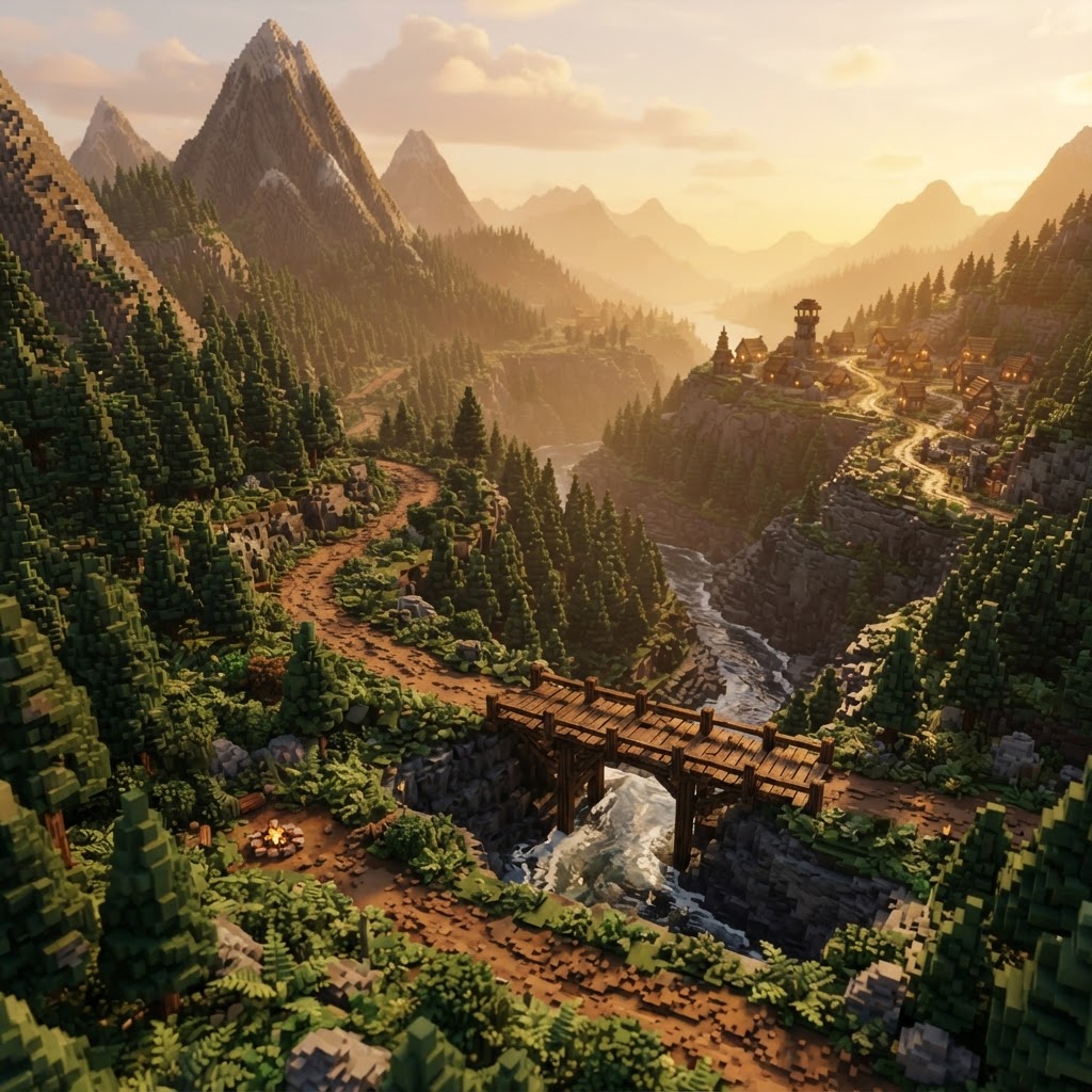 Blockborough civilization growth concept