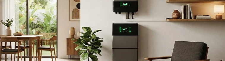 Prim Gateway 4.3kVA hybrid solar inverter with 5kWh Lithium LFP battery