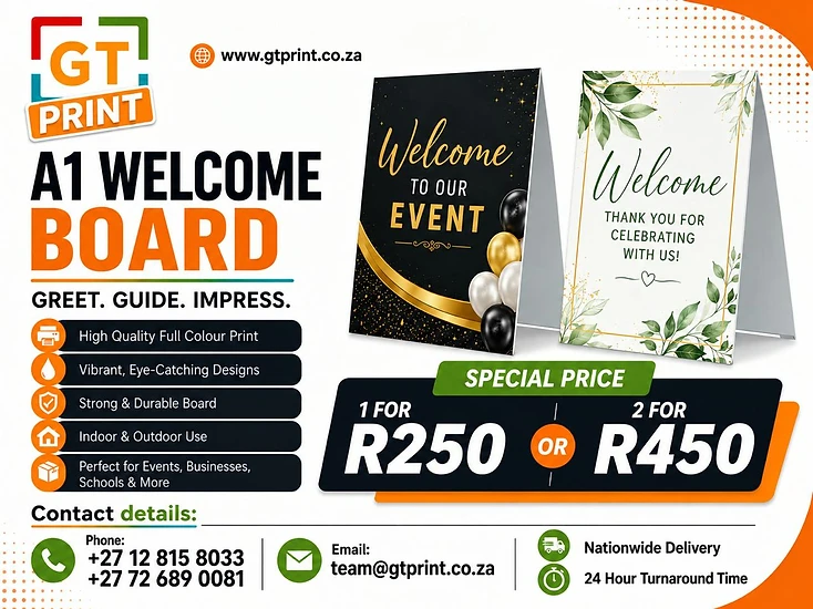 Welcome Boards