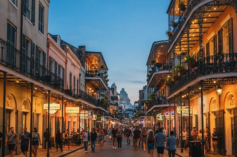New Orleans French Quarter with historic balconies for insurance guidance in Louisiana