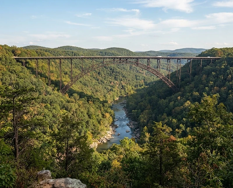 New River Gorge Bridge landmark for insurance guidance