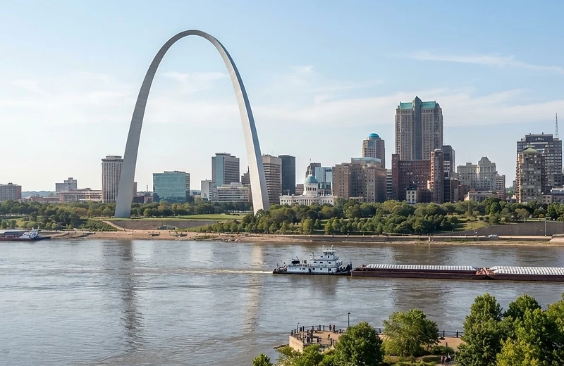 Recognizable Missouri landmark illustrating educational insurance guidance in Missouri