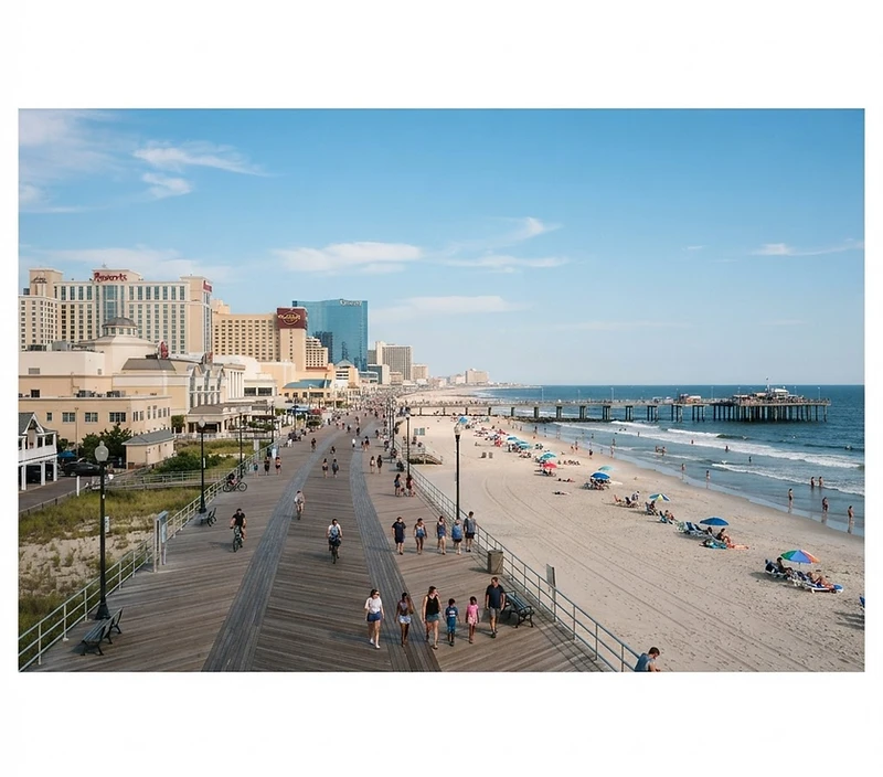 Atlantic City Boardwalk landmark for insurance guidance