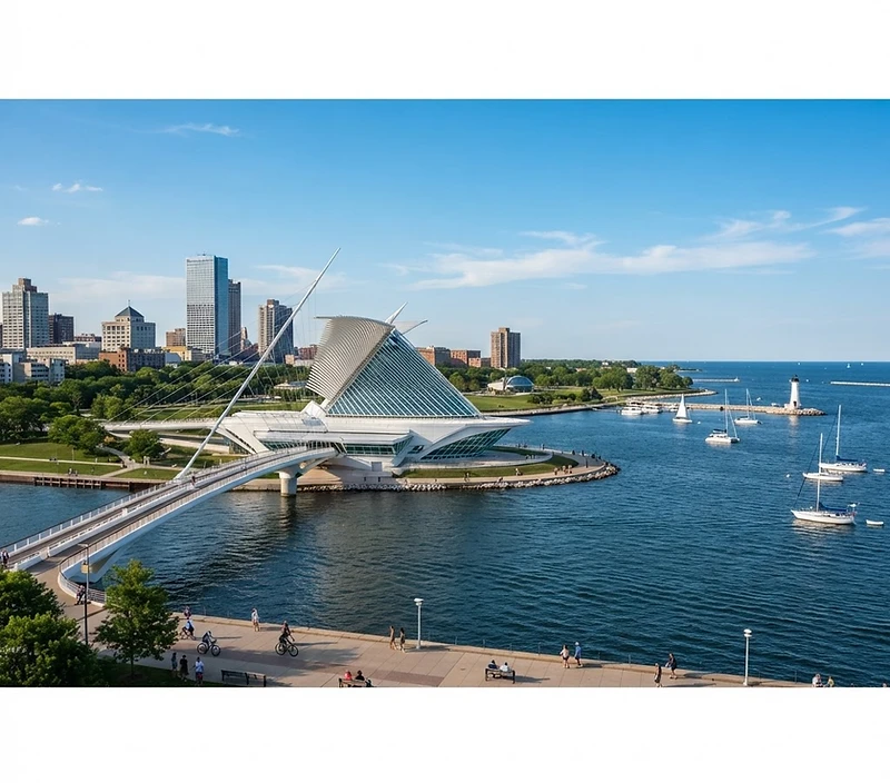 Milwaukee Art Museum landmark for insurance guidance
