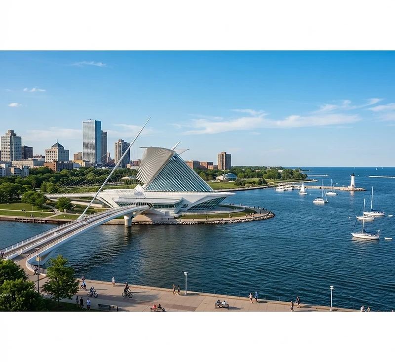 Milwaukee Art Museum landmark for insurance guidance