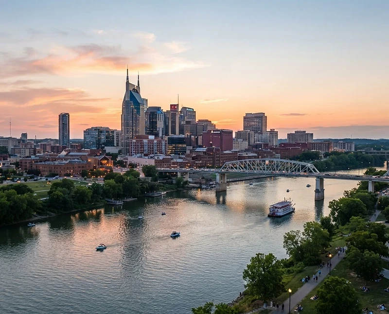 Nashville skyline landmark for insurance guidance