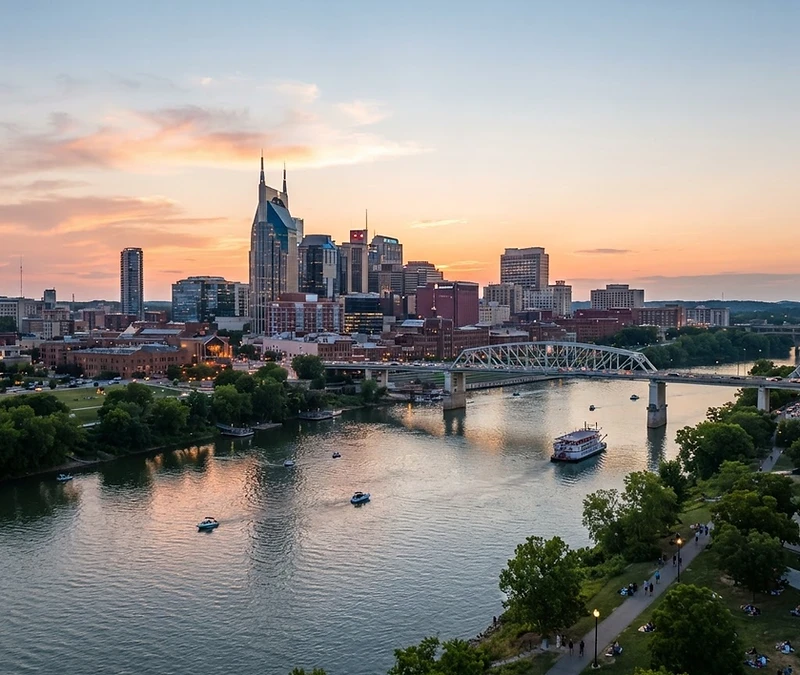 Nashville skyline landmark for insurance guidance