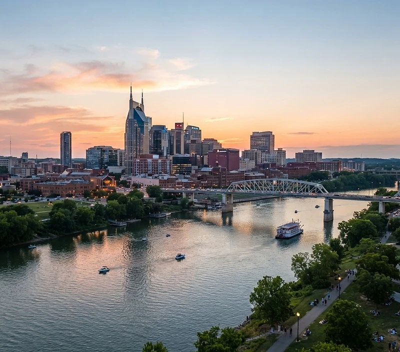 Nashville skyline landmark for insurance guidance