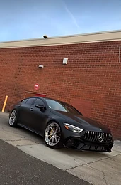 Mercedes GT completed wrap