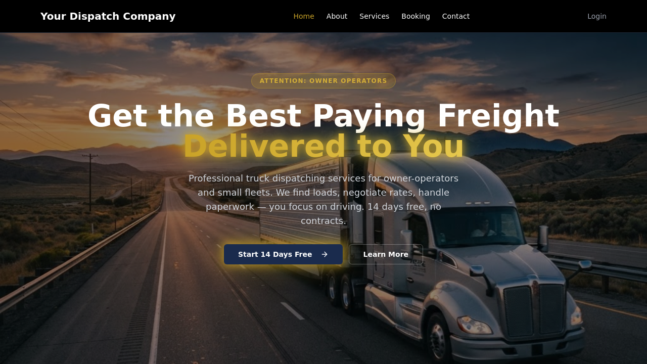 Truck Dispatch Starter KIT template preview