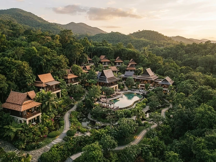 Baan Chom Doi Resort landscape