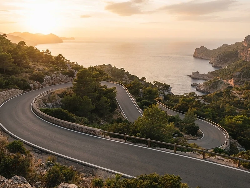 Küstenstraße auf Mallorca