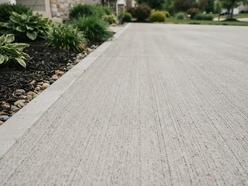 Broom Finish Concrete