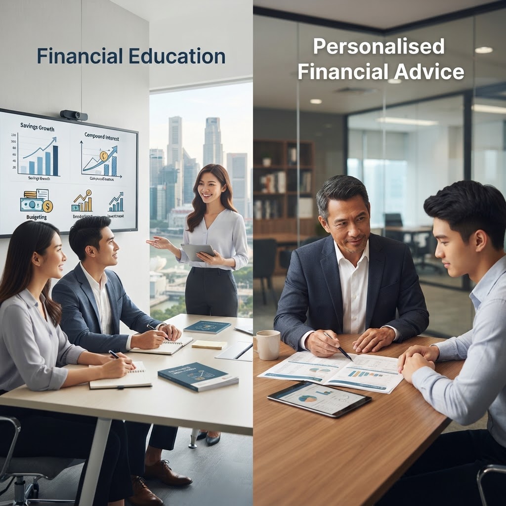 Understanding the Difference Between Financial Education and Personalised Financial Advice