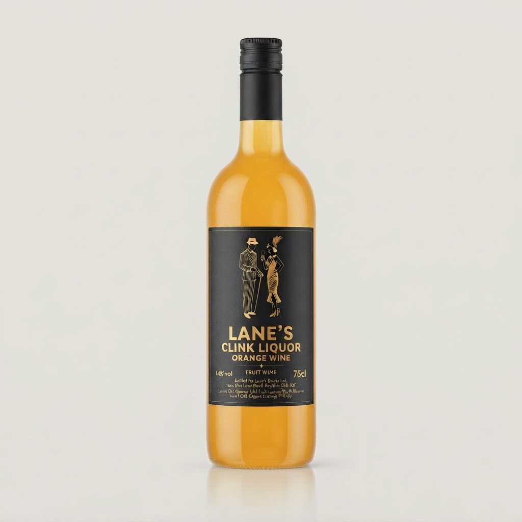 Sparkling Orange fruit wine bottle — Lane's Clink Liquor