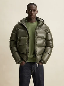 Men's Cotton Padded Jacket — model shot