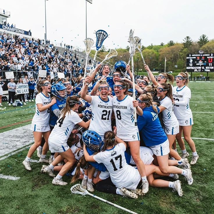 Middlebury celebrates a fifth straight national championship