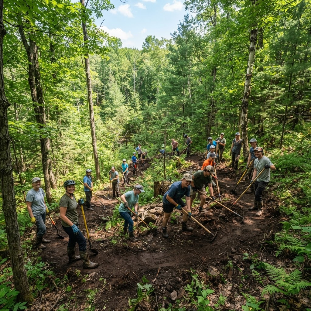 WMMBA Trail Building: How Volunteers Shape Grand Rapids Mountain Biking