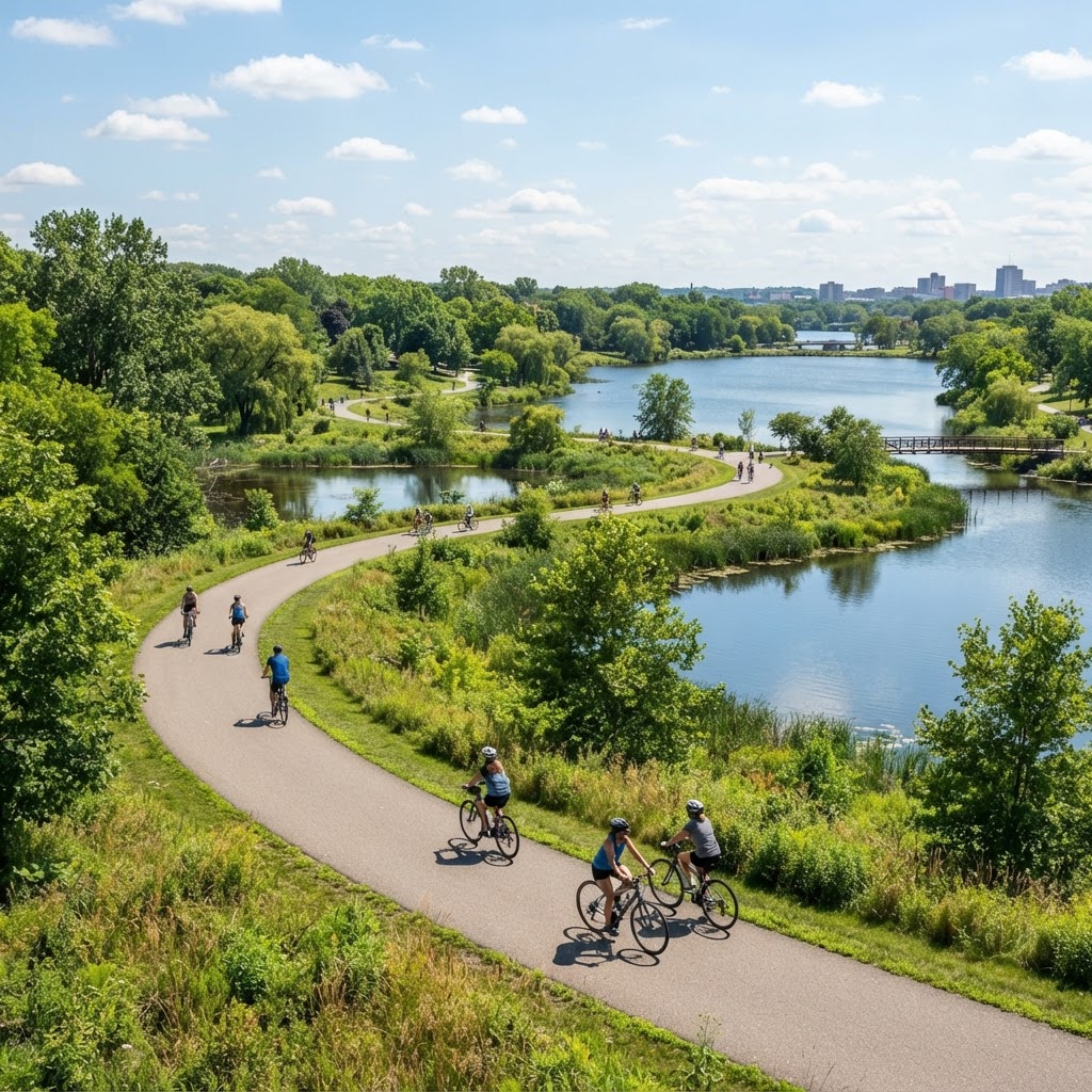 Millennium Park: A Cyclist's Paradise in Grand Rapids