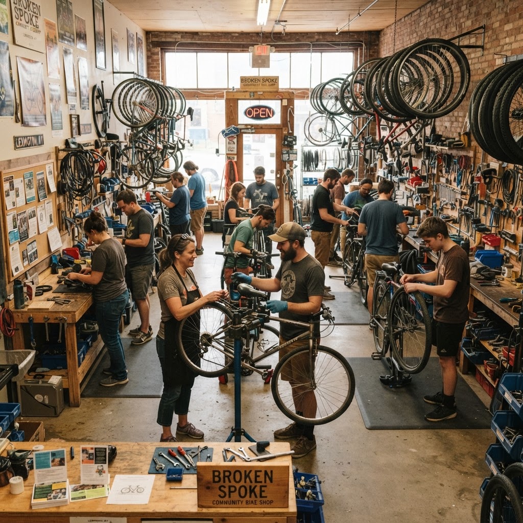 Broke Spoke Community Bike Shop: Making Cycling Accessible for All