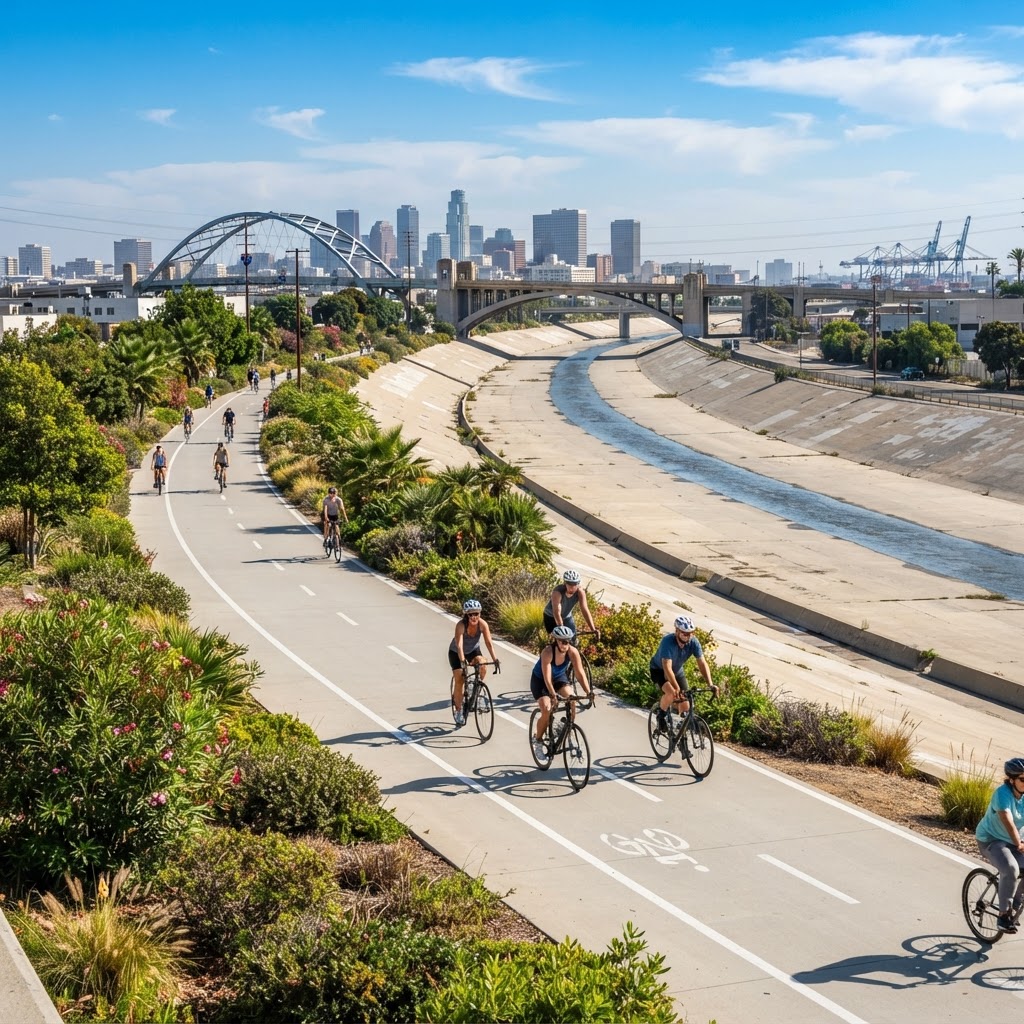 LA River Bike Path