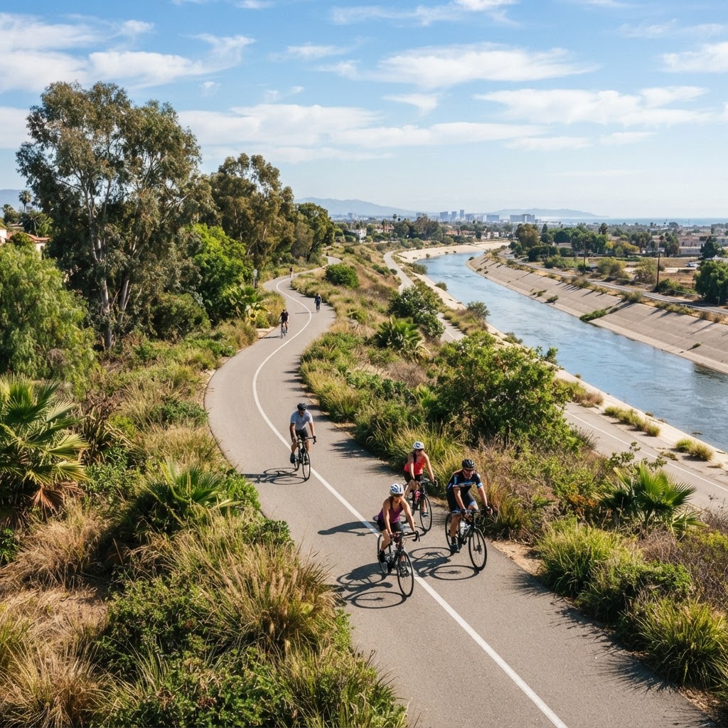 Century training routes starting from Long Beach?