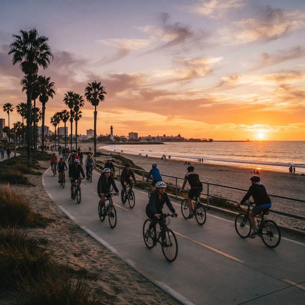 Best food stops along Long Beach bike routes?