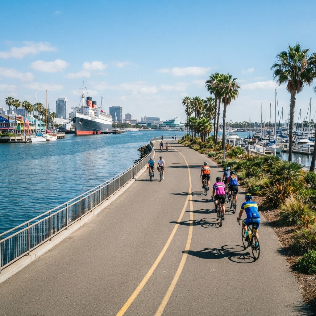 Shoreline Village to Queen Mary