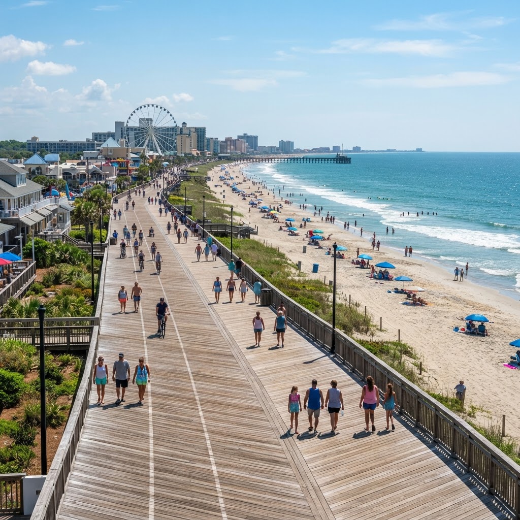 Myrtle Beach Boardwalk Path