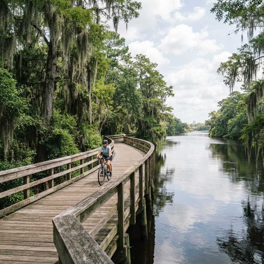 Conway Riverwalk: A Hidden Gem for Cyclists