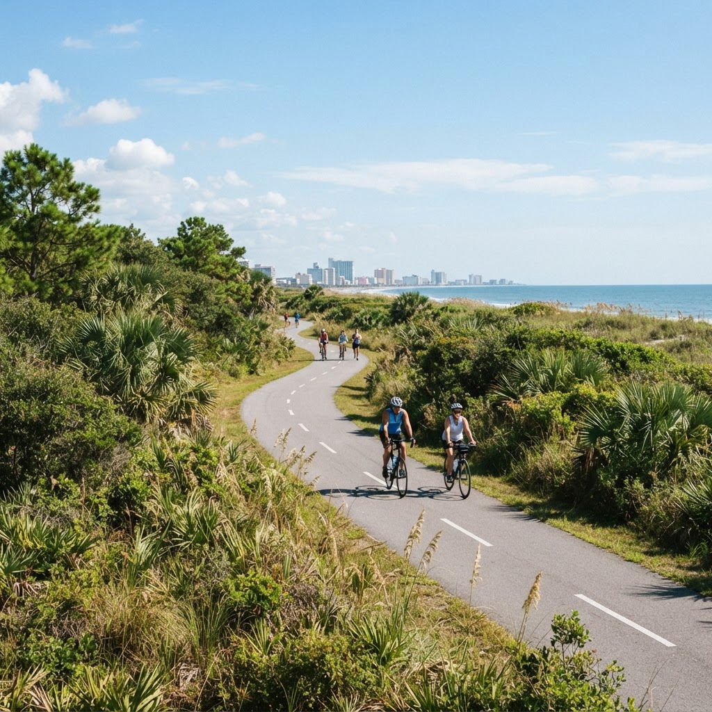 East Coast Greenway Through Myrtle Beach