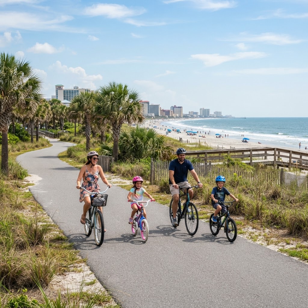 Family-Friendly Bike Paths in Myrtle Beach