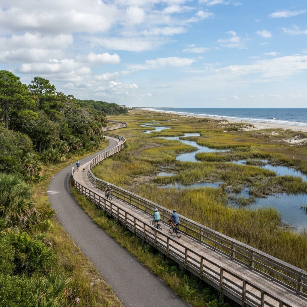 Huntington Beach State Park Trail