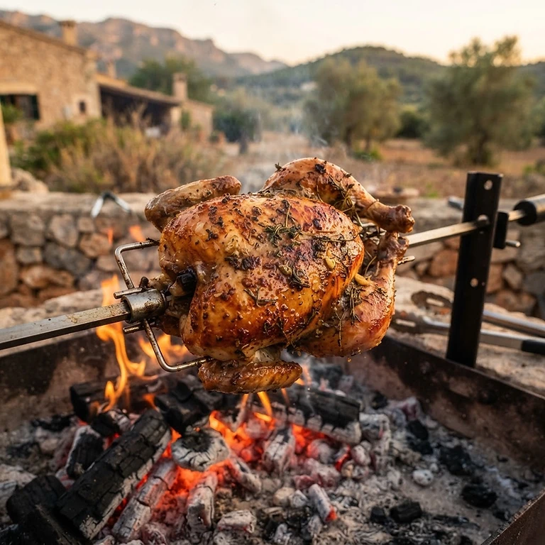 Pollo al ast
