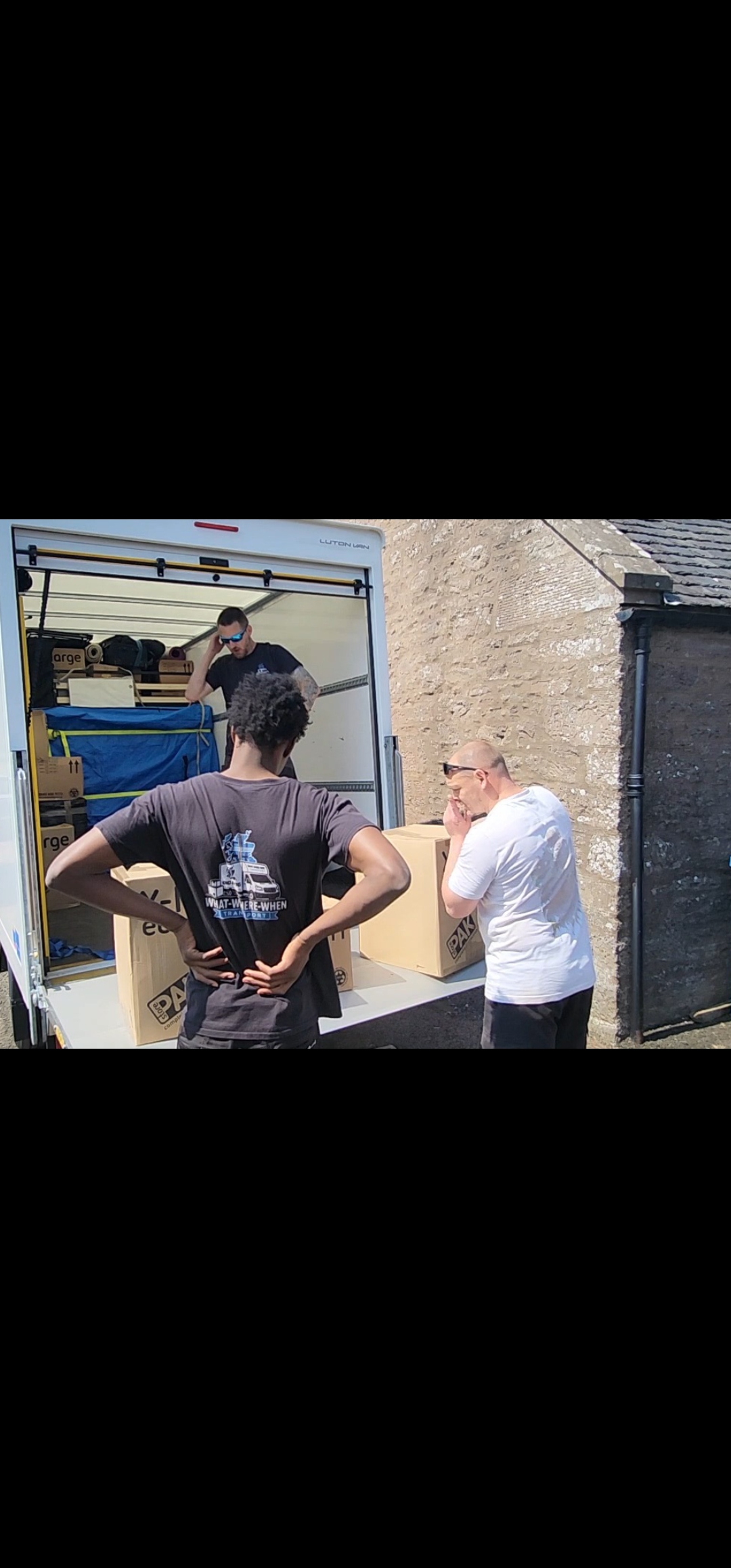 What-Where-When Transport team loading a removal vehicle