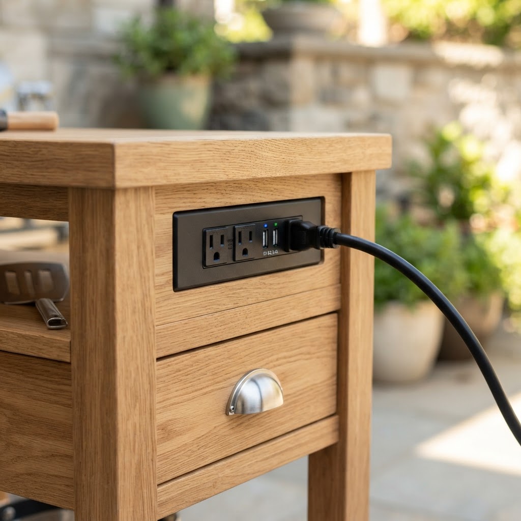 Built-In Power, AC & USB