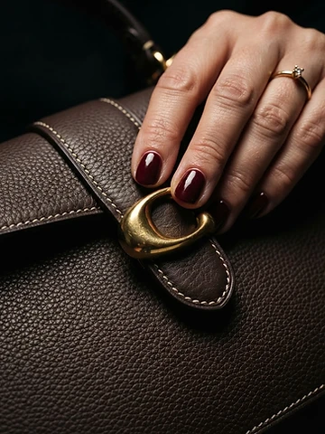 Luxury handbag detail