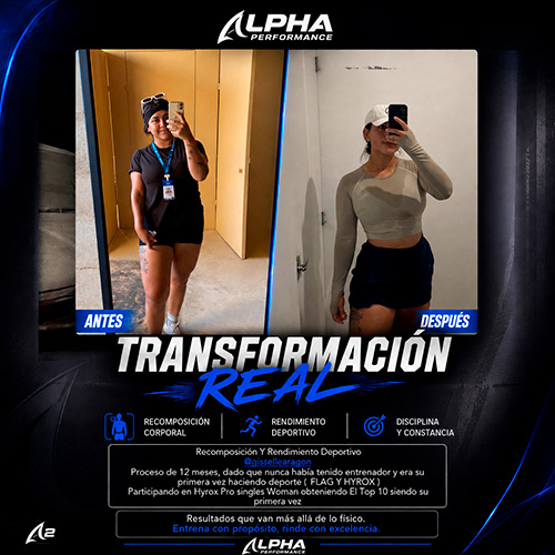 Caso de éxito 2 — Recomposición y rendimiento deportivo