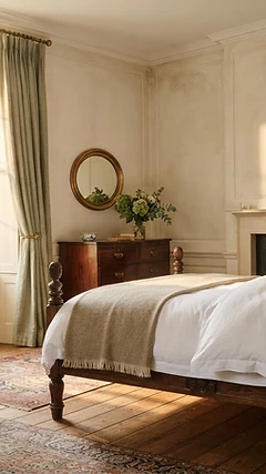 Dovecliff Hall accommodation page on mobile