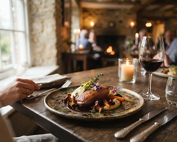 A seasonal plate from The Charrington