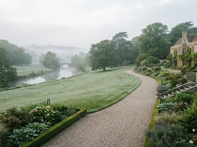 Gardens and grounds at Dovecliff Hall