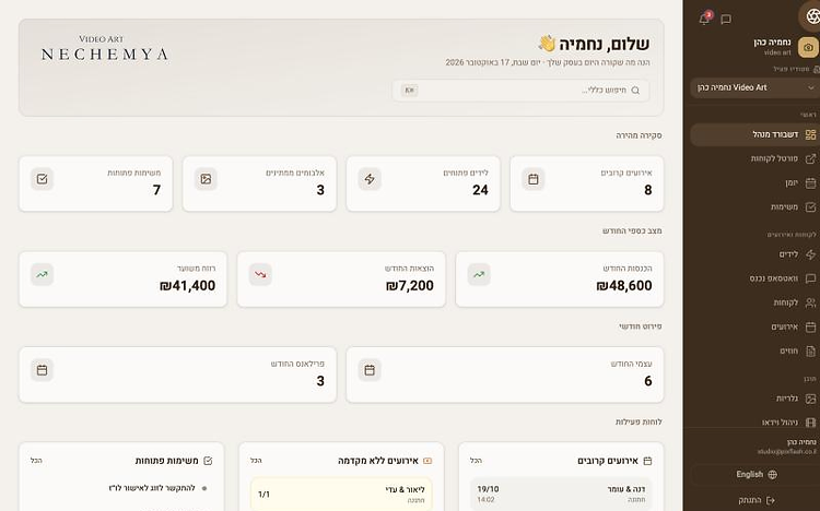 PIXFLASH dashboard
