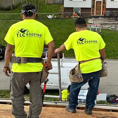 Completed roofing project by TLC Roofing