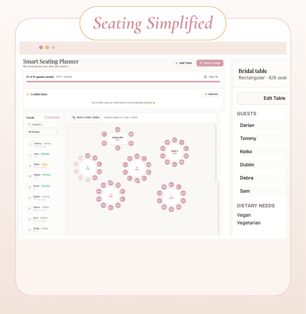 Seating Simplified