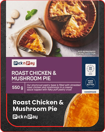 Roast Chicken & Mushroom Pie