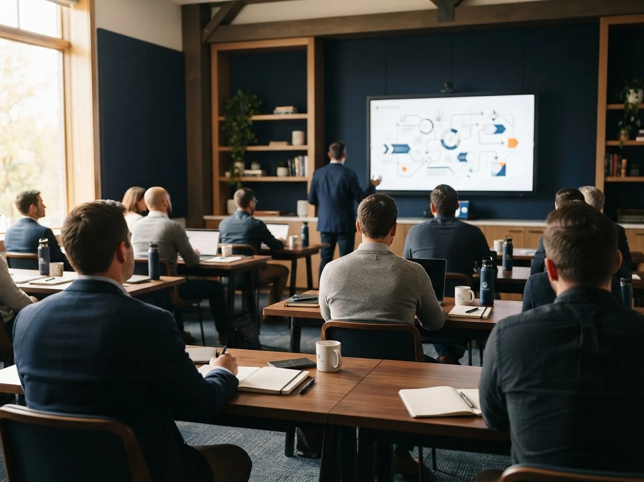 Professional management systems training session